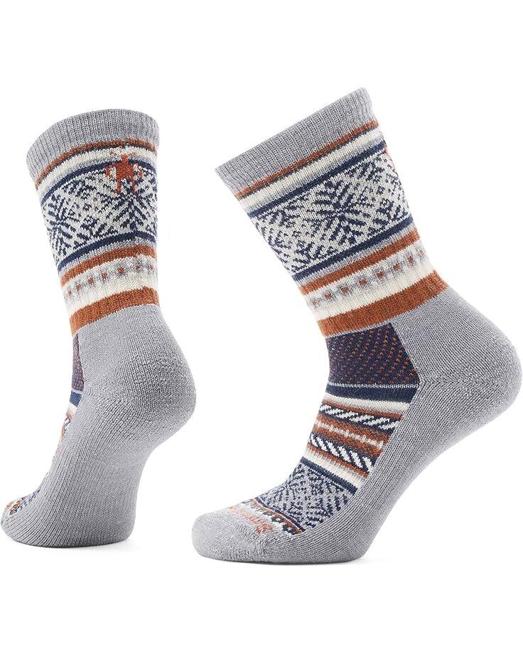 

Носки Unisex Smartwool Everyday Fair Isle Sweater Crew Socks, цвет Light Gray