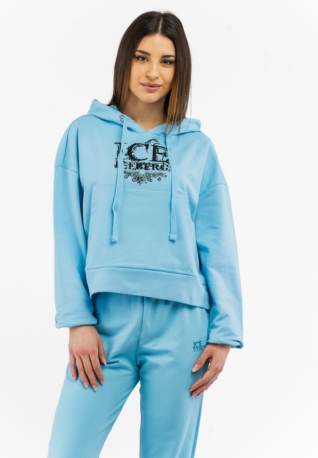 

Толстовка Hoodie ICE ICEBERG, светло-голубой