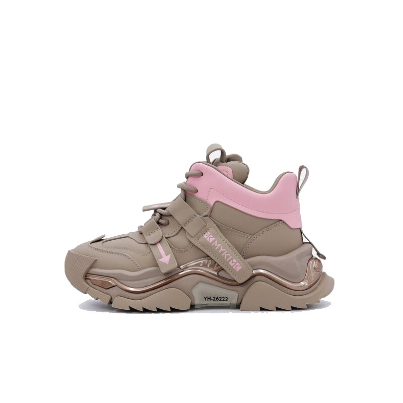 

Кроссовки женские массивные высокие Myki, цвет Pastel Pink