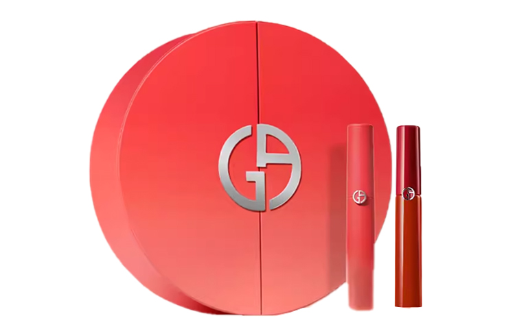 

GIORGIO ARMANI Набор блеска для губ Redtube Double Tube Box в оттенке Velour Natural Complexion 6,5 мл*2