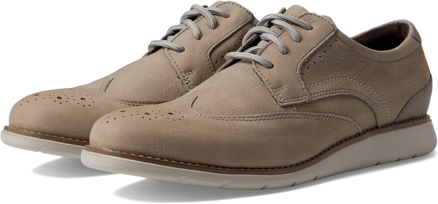 

Оксфорды Rockport Total Motion Craft Wing Tip, цвет Rocksand Nubuck