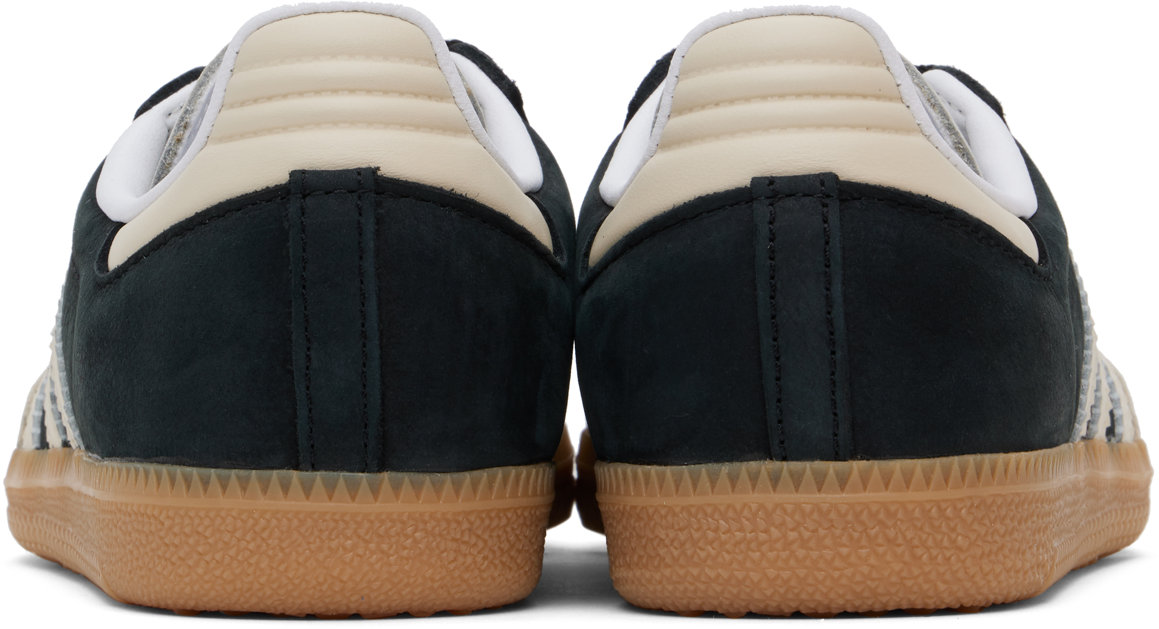 Черные кроссовки Samba OG Adidas Originals, Core black/Wonder white/Silver metallic — фото 2