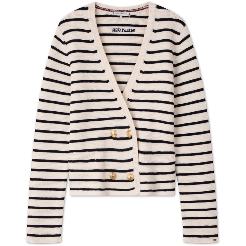 

Tommy Hilfiger Топ Women's Beige White Black Stripes