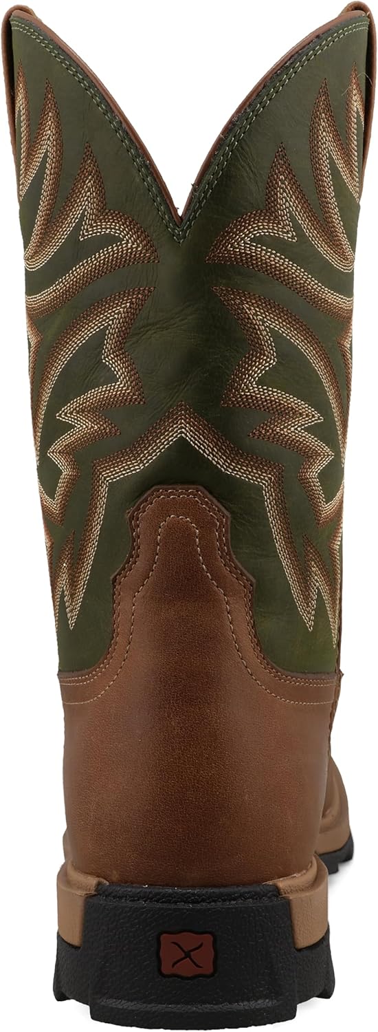 Ботинки Twisted X Men's 11 с вставкой Nano Composite Toe, легкие X Western, оливковый — фото 3