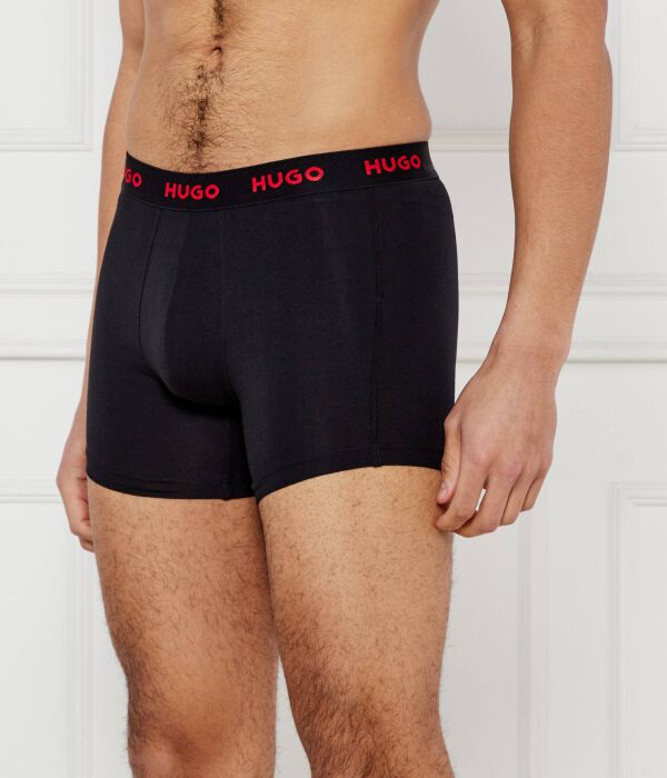 

Трусы 3 шт. дизайн Hugo Bodywear, черный
