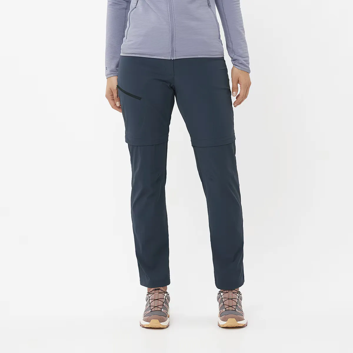 

Женские брюки-карго Salomon Wayfarer Zip Off, серый