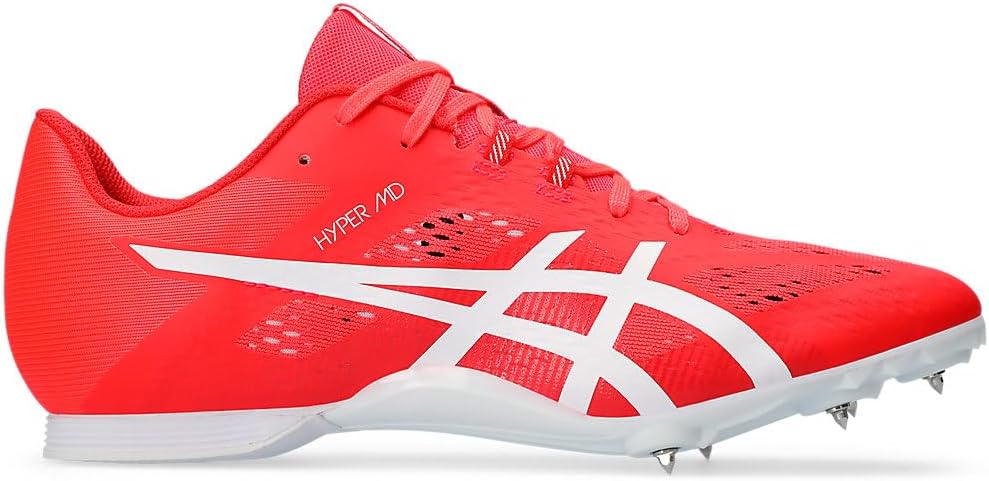 Мужские кроссовки для легкой атлетики ASICS Hyper Md 8, красный — фото 2