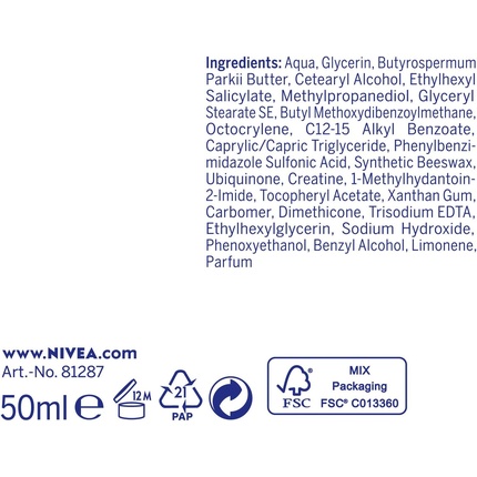 Крем для лица SPF NIVEA Q10 Power Anti-Wrinkle + Firming Day Cream для более гладкой и молодой кожи — фото 2