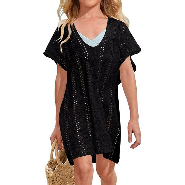 

Детский пляжный топ-сетка для девочек Yesfashion, Black