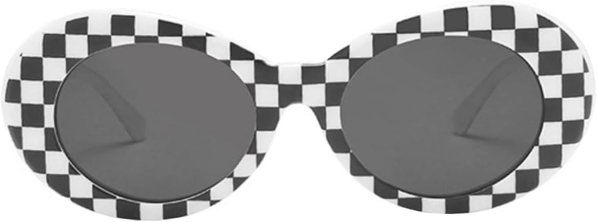 

Ретро-очки овальной формы для женщин, легкие, с защитой от УФ-излучения, стильные летние аксессуары, удобные для повседневной носки и фестивалей LALADEFIEE, Multi sunglasses for party -Size: 14