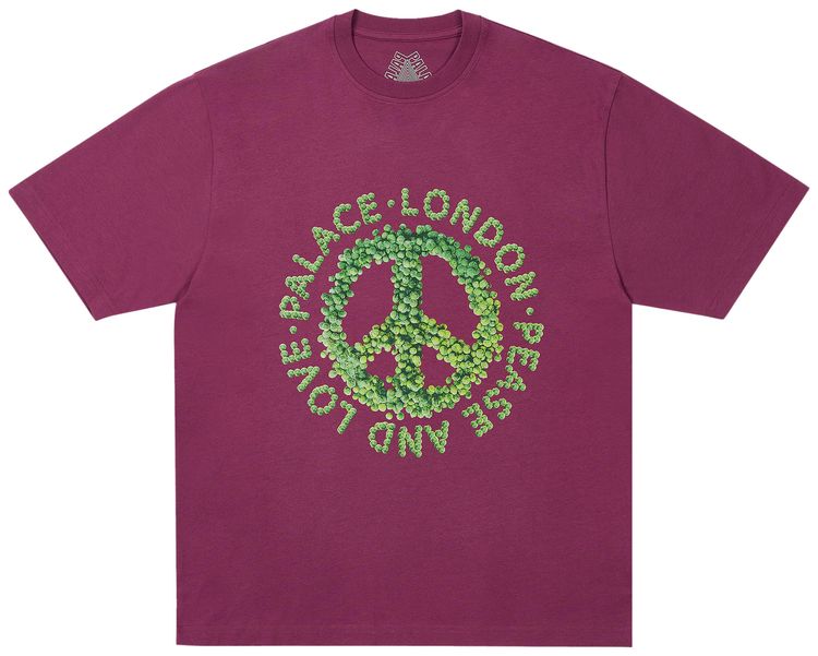 

Футболка Palace Pease And Love, красный