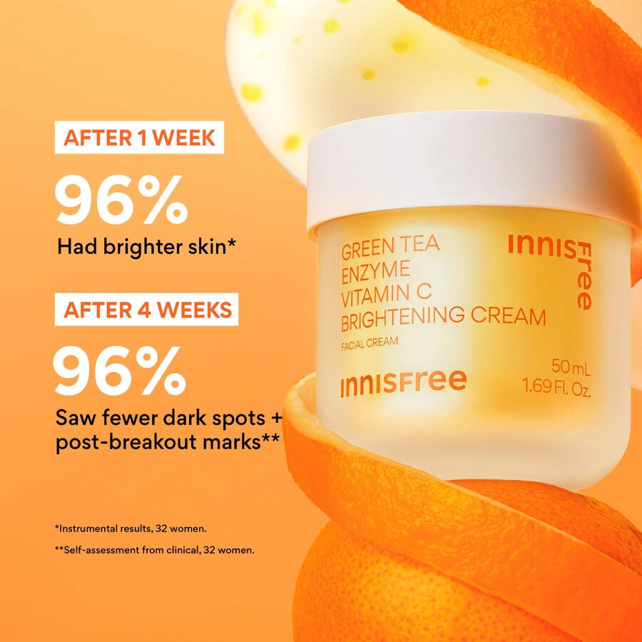 Сыворотка Innisfree — Осветляющий с экстрактом зеленого чая и витамином С, 50 мл — фото 4