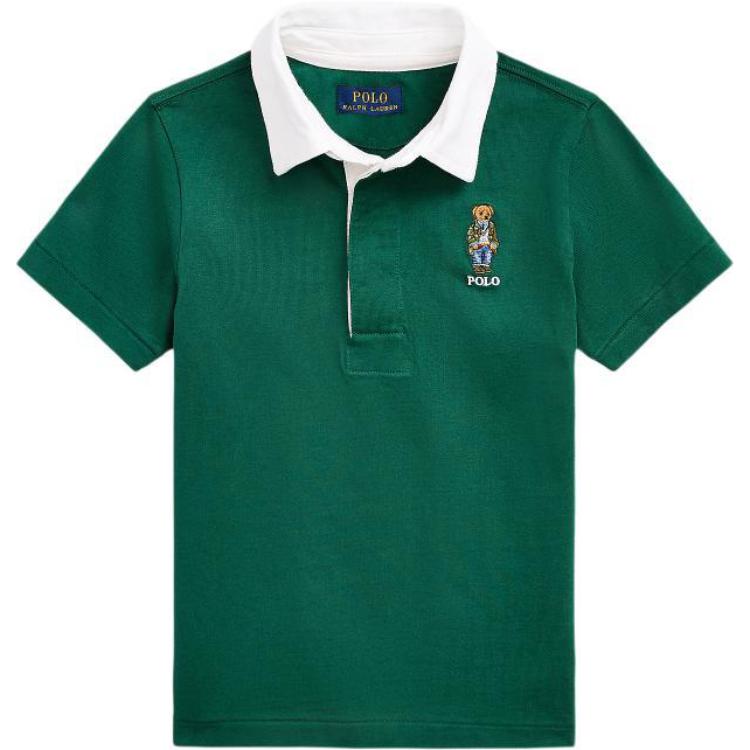 

Детская поло Polo Ralph Lauren SS24 Nouveau Forest Green