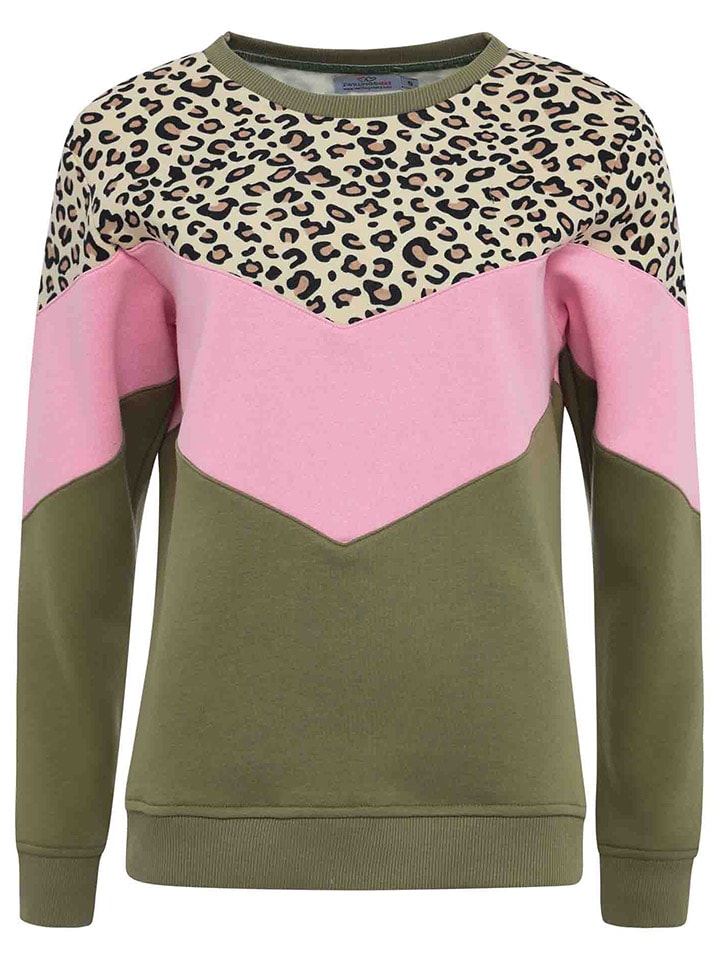 

Толстовка Zwillingsherz, цвет khaki/rosa