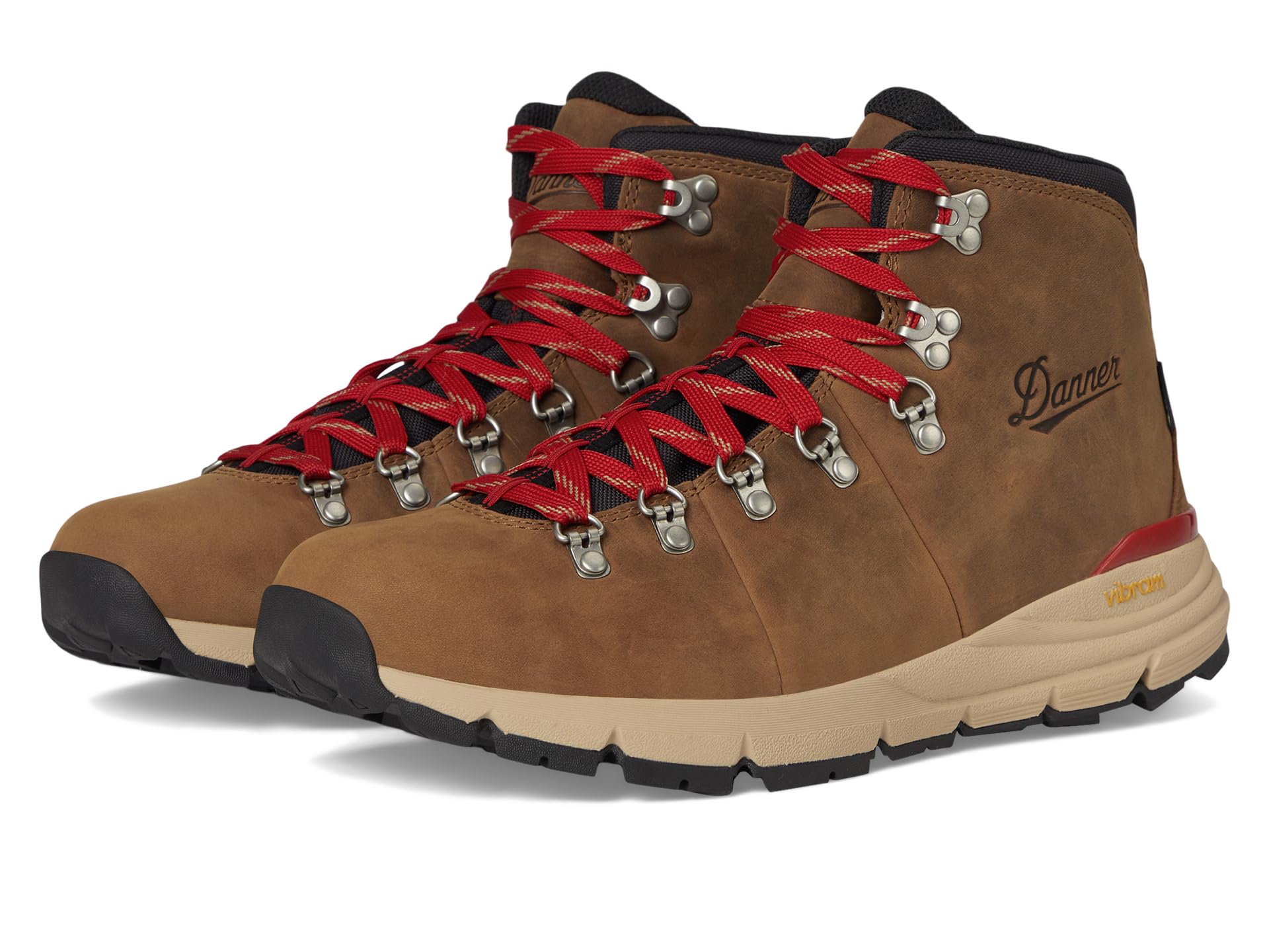 

Ботинки Danner Mountain 600 Leaf, цвет Leaf/Grizzly Brown/Rhodo Red