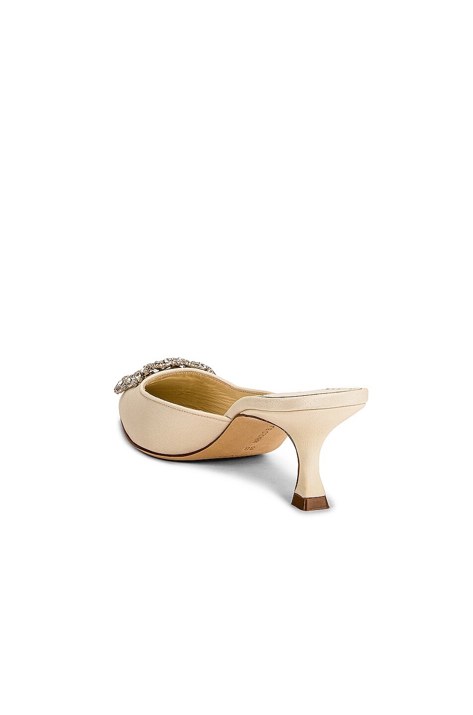 Туфли Manolo Blahnik Maysale 50, цвет Light Cream — фото 3