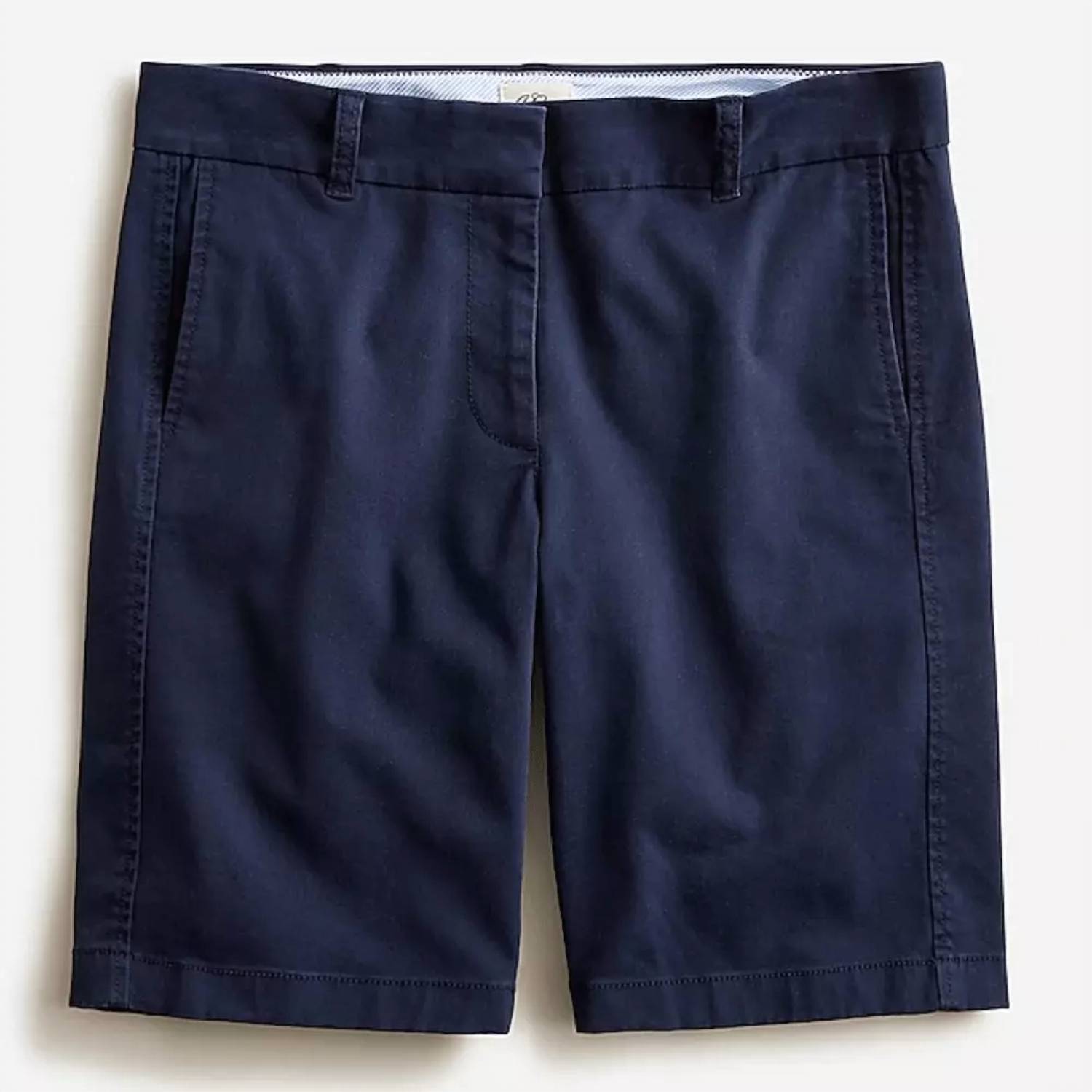 

Женские шорты-чинос Bermuda Stretch 10 дюймов в темно-синем цвете J.Crew