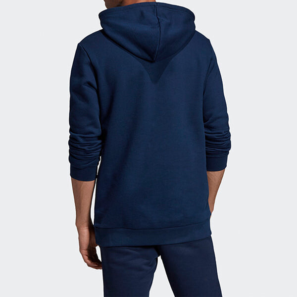 Толстовка adidas originals Trefoil Sports Pullover Lake Blue, синий — фото 4
