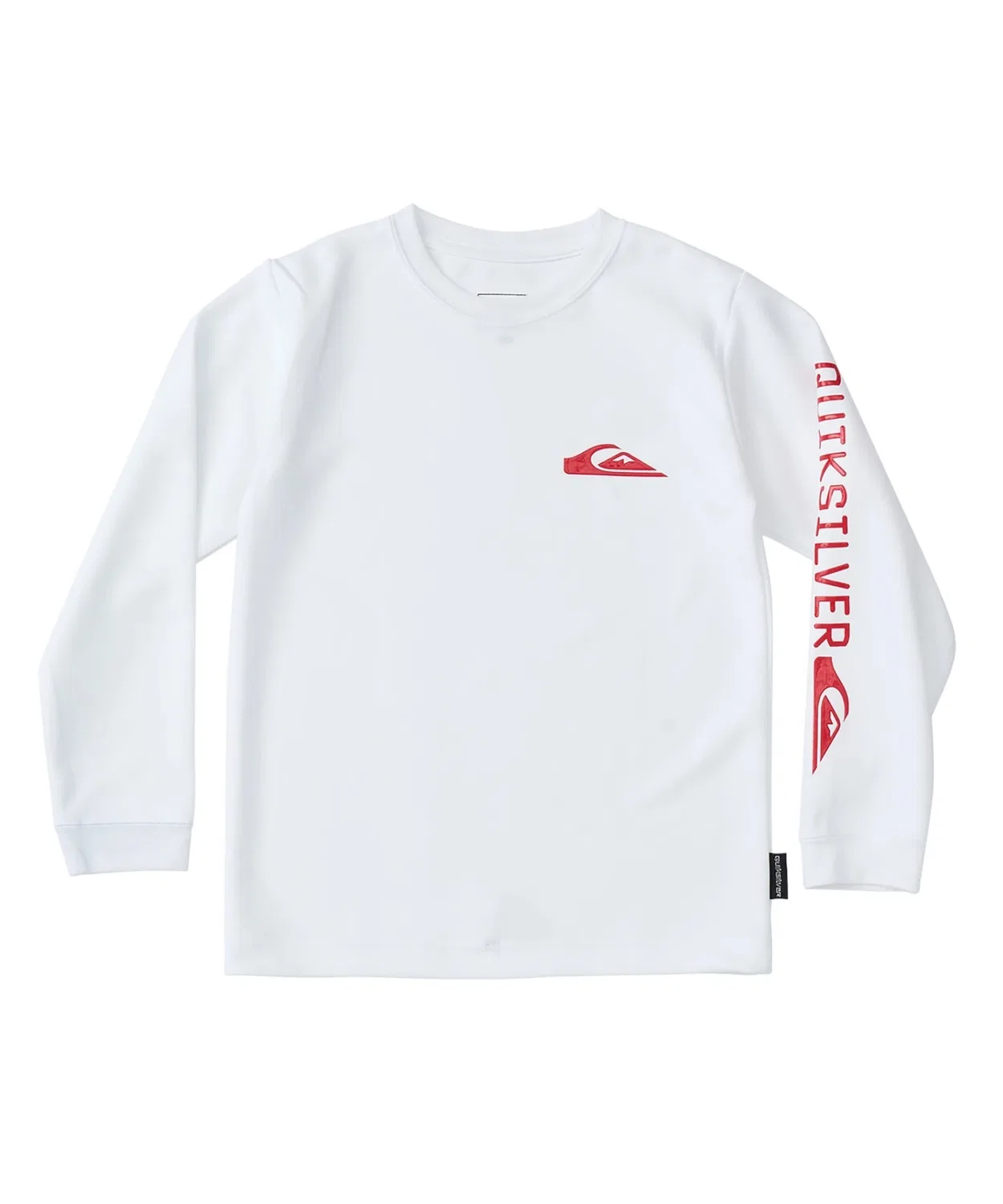 Рашгард детский с длинным рукавом Quiksilver BIG CLICKER LS YOUTH, полиэстер, чёрный — фото 2