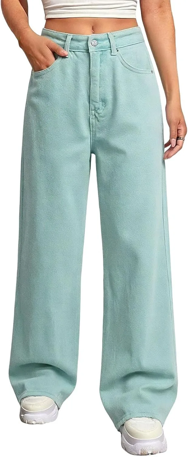 

Женские джинсы Wide Leg с высокой посадкой, расслабленный крой