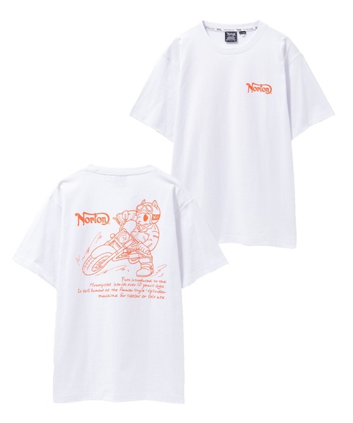 

Футболка, крой оверсайз, бренд Norton, цвет белый