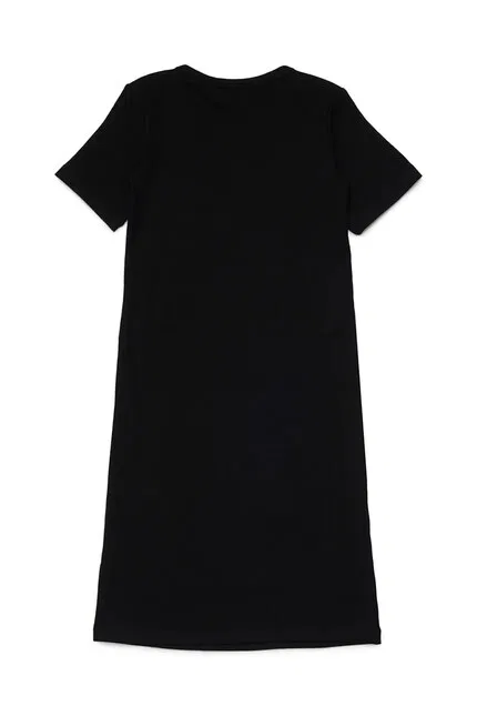 Платье детское из джерси DPACI DRESS Diesel, черный — фото 2