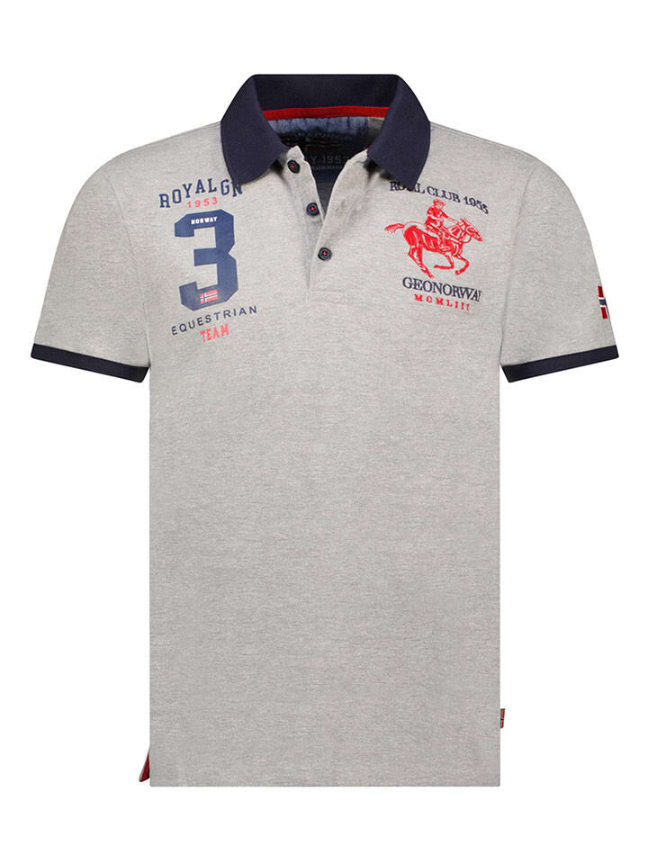 

Футболка поло Geographical Norway, серый