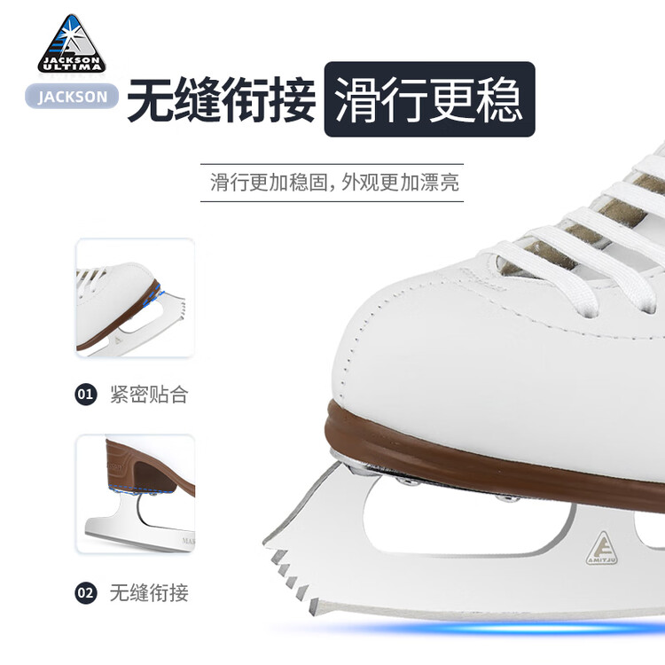 

JACKSON Канадские коньки для фигурного катания JS1490, детские, для начинающих, комплект, blue, размер 38