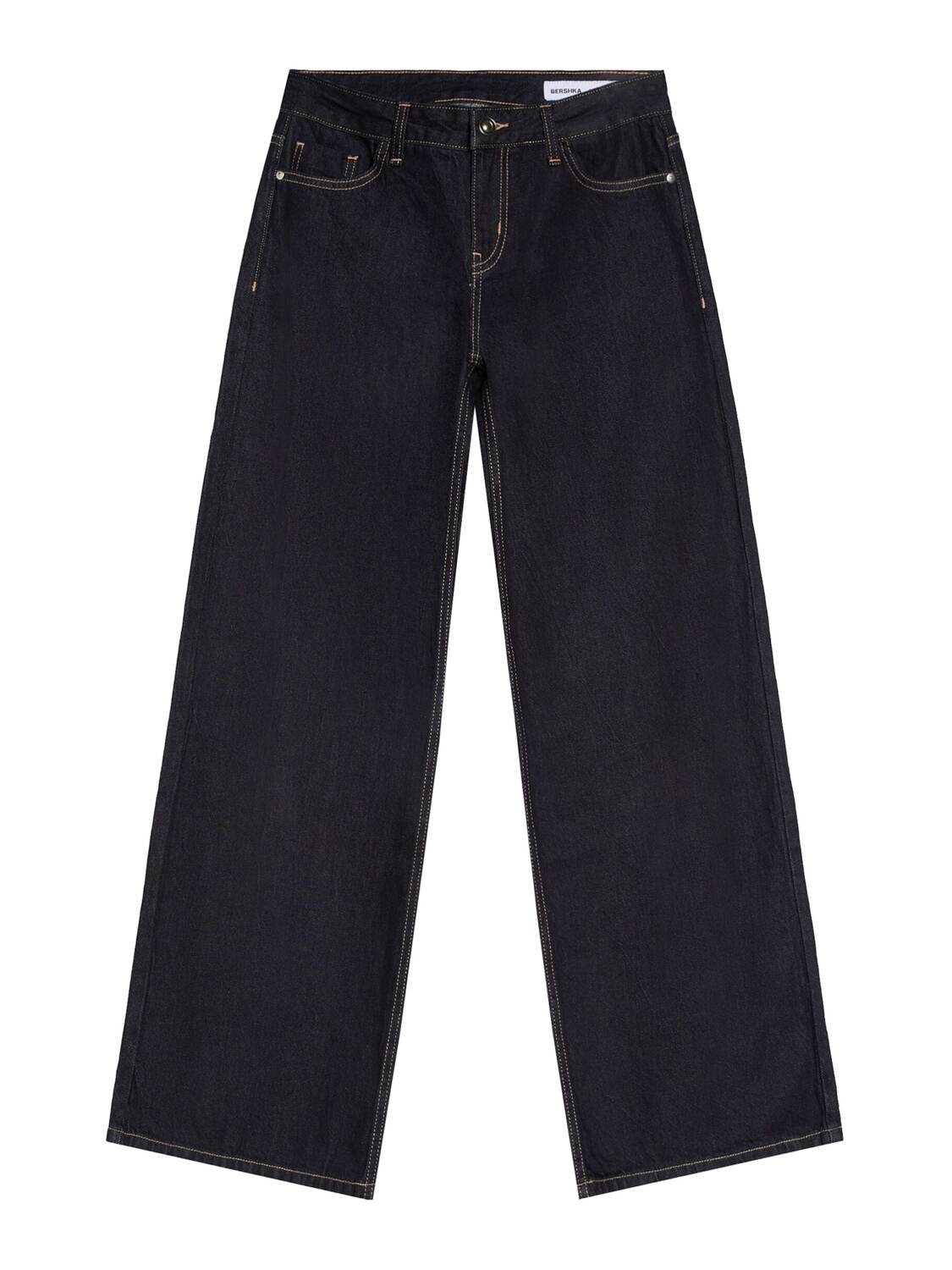 

Bershka Джинсы Wide leg в цвете Navy