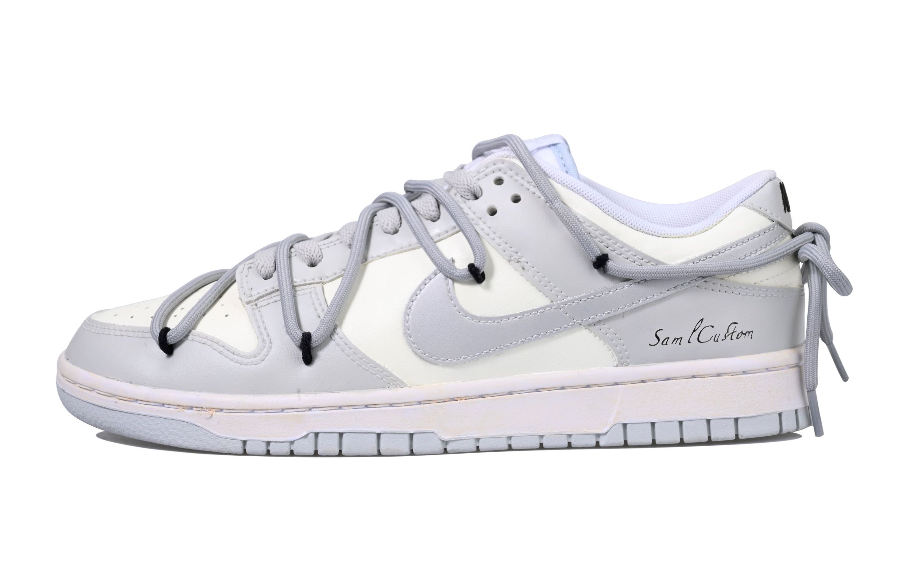 

Nike Dunk Minimalist Industrial SAML низкие скейтборд кроссовки gray silver детские