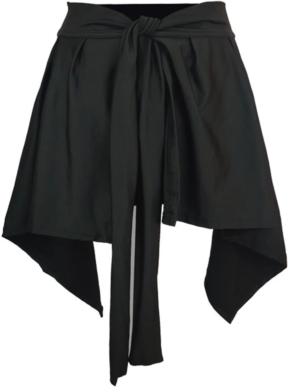 Женская активная юбка с запахом, Athletic Skirt, черный