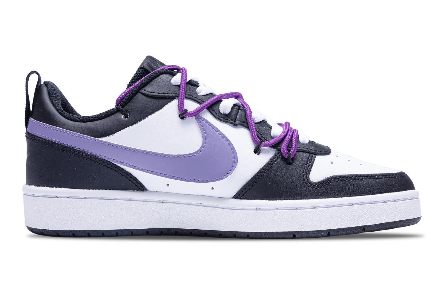 

Кроссовки Nike Court Borough Skateboarding Shoes Women's Low-top Purple/black/white, цвет Light Lavender