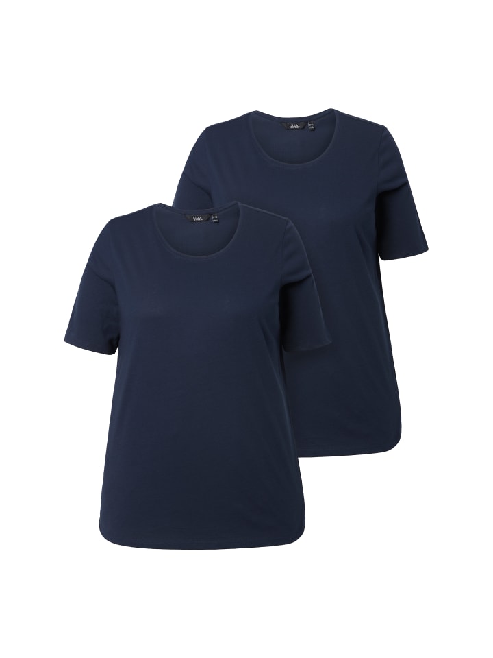 

Темно-синяя рубашка Ulla Popken