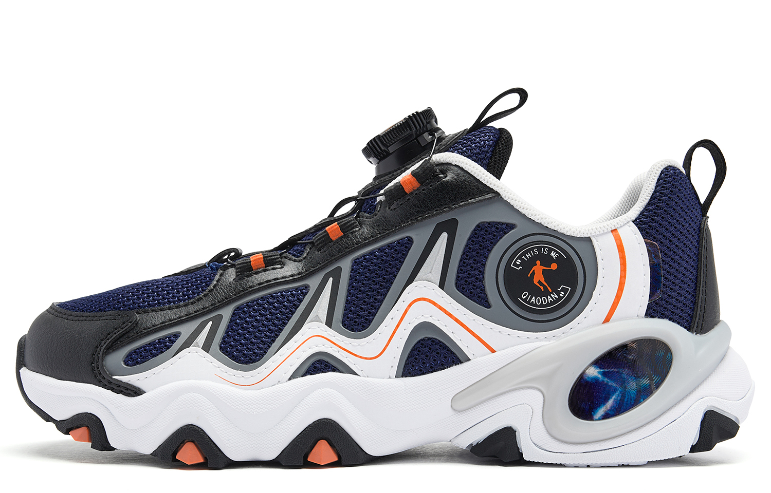 

QIAODAN Детские повседневные кроссовки Blue Orange для подростков