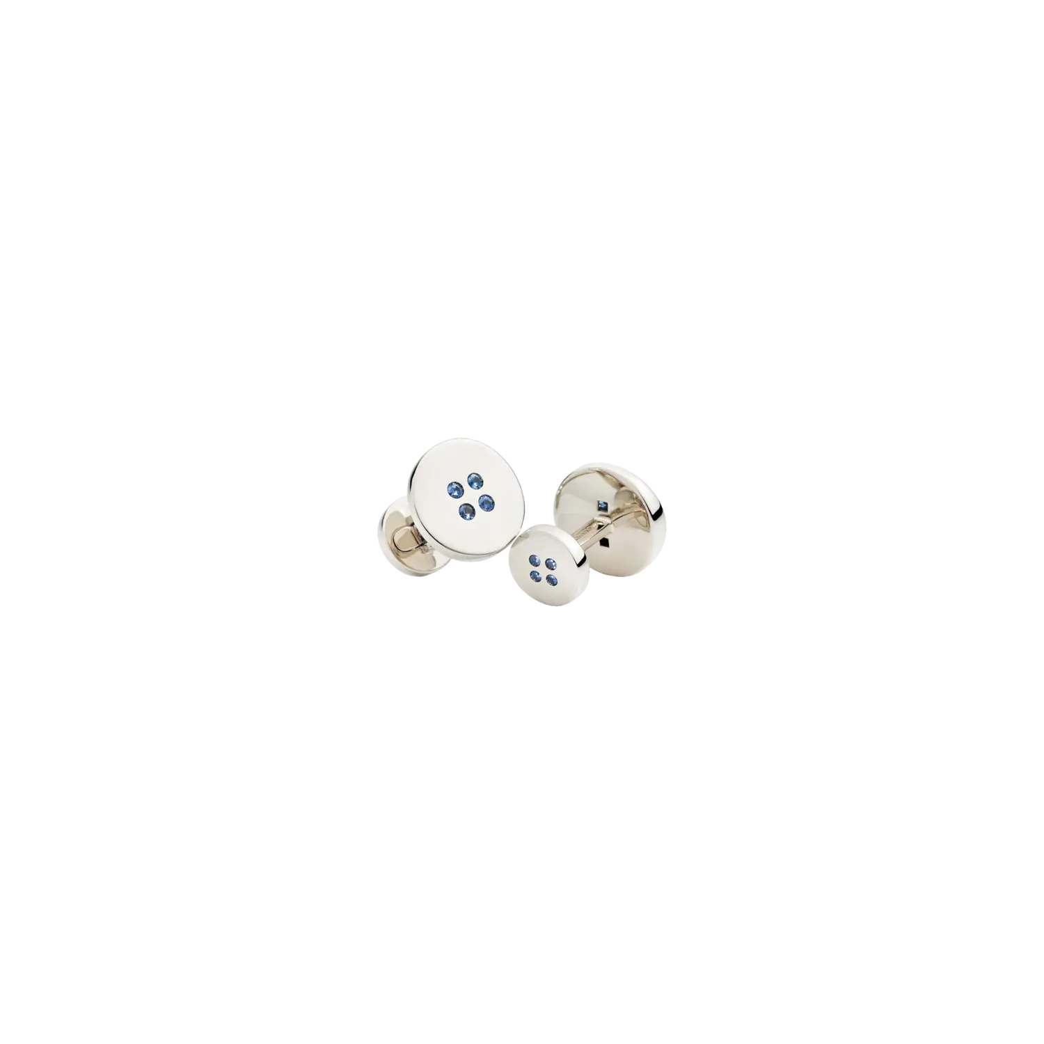 

Запонки Vhernier Atelier из 18-каратного белого золота c сапфирами