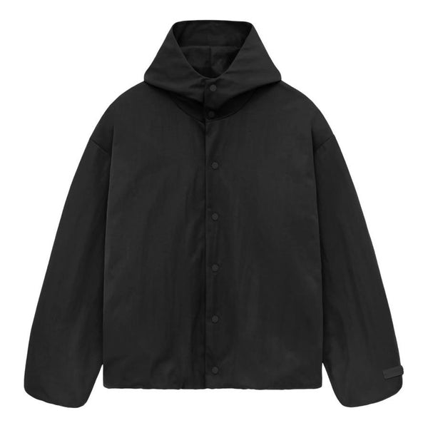 

Куртка ss25 nylon hooded coach jacket Fear Of God Essentials, черный