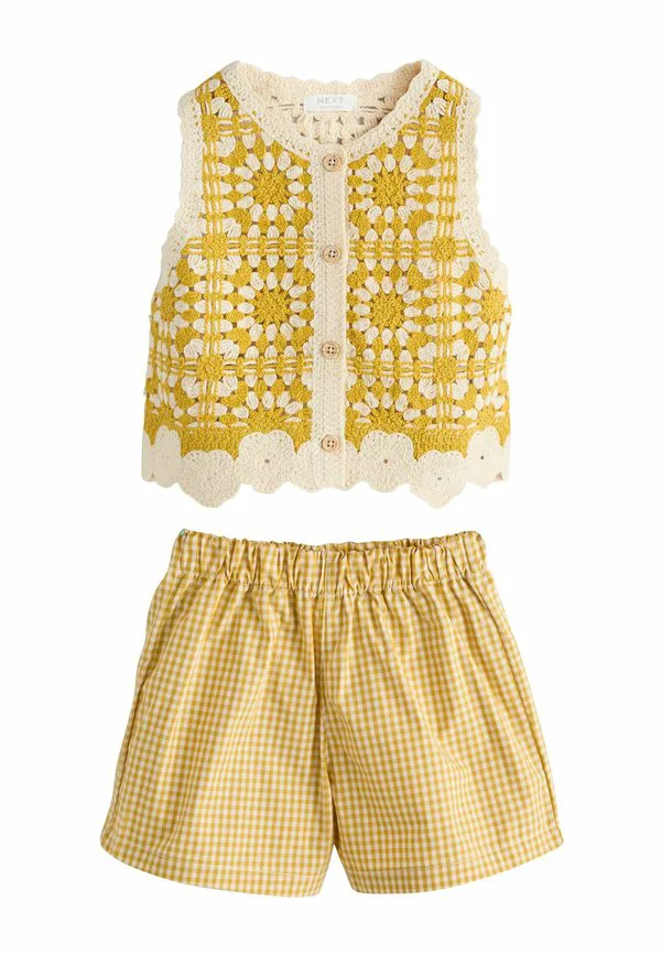 Кардиган прямого кроя Next, Ochre Yellow