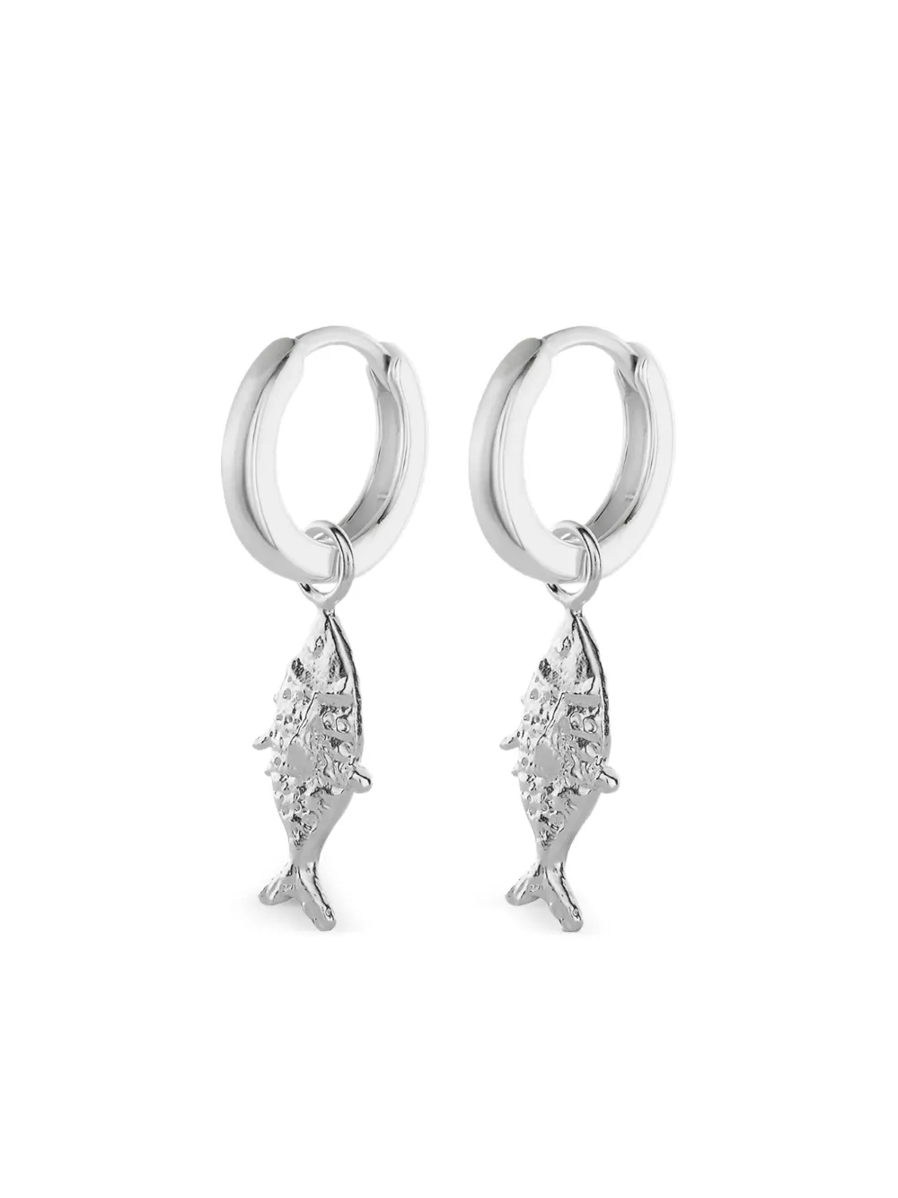 

Серьги-кольца Sea Bass No More, серебристый