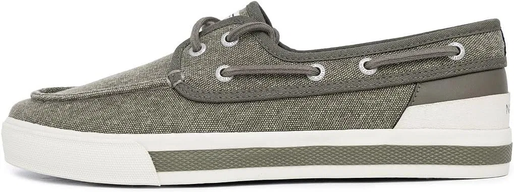 Мокасины на шнурках Nautica, оливковый-джемпол — фото 2