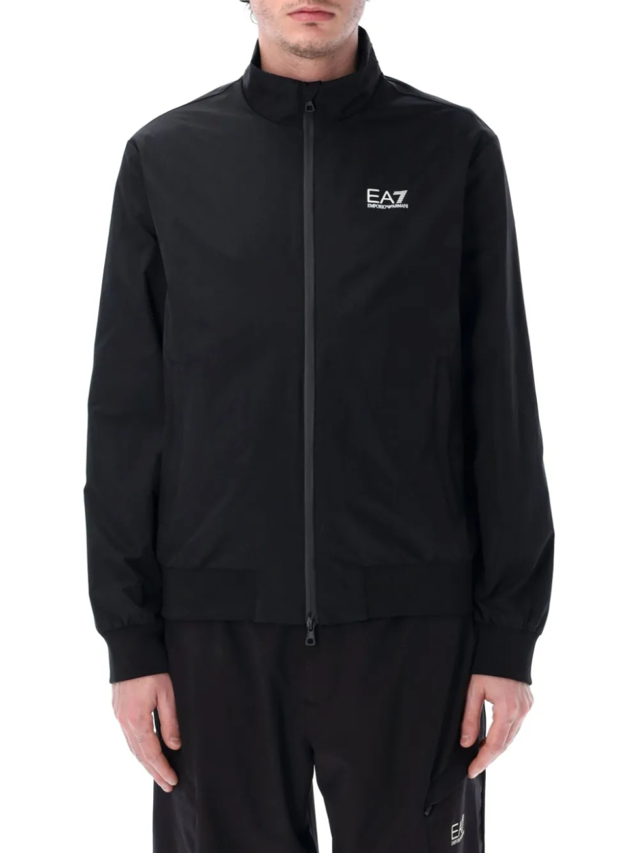 

Легкая куртка с логотипом Ea7 Emporio Armani, черный