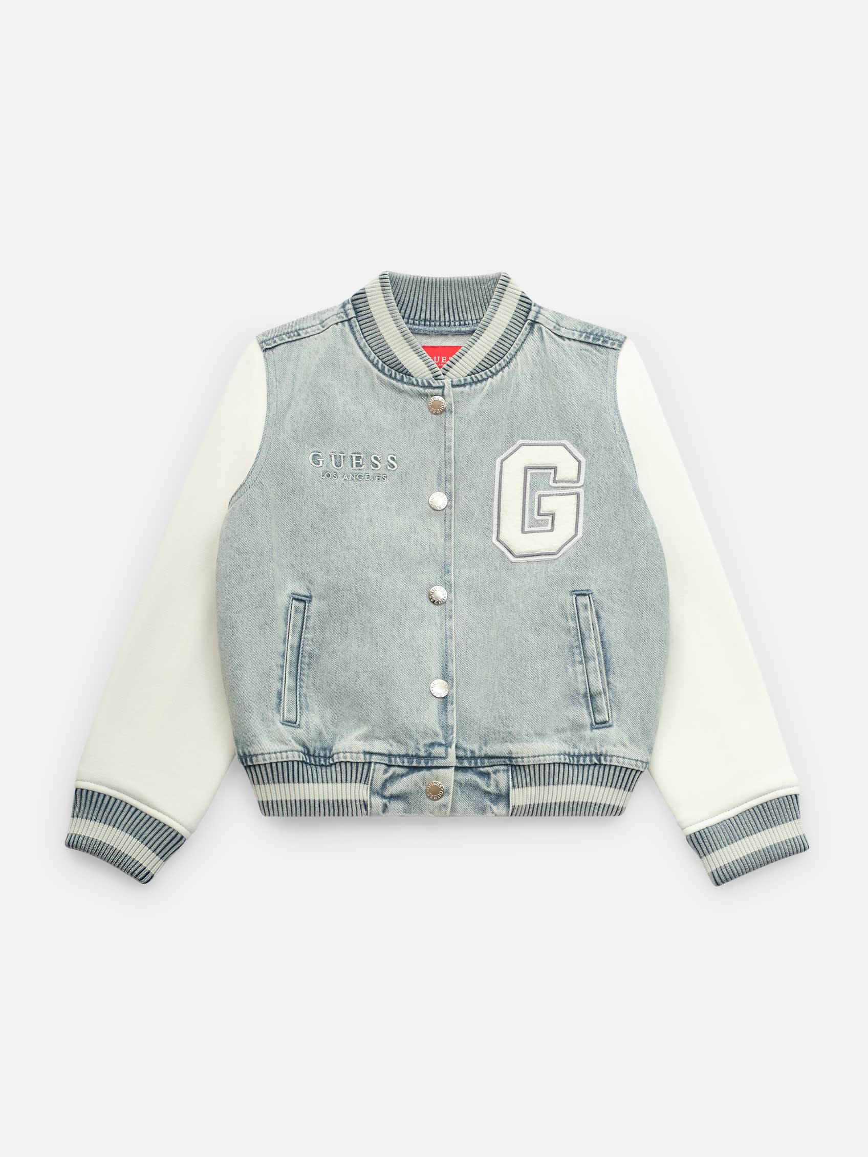 

Куртка Savanna Varsity (7-14) Guess Factory, цвет light wash
