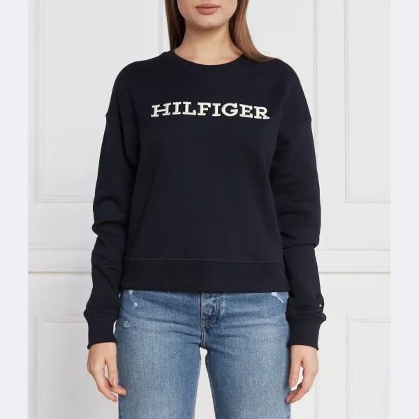 

Толстовка обычного кроя с нашивкой Tommy Hilfiger, синий