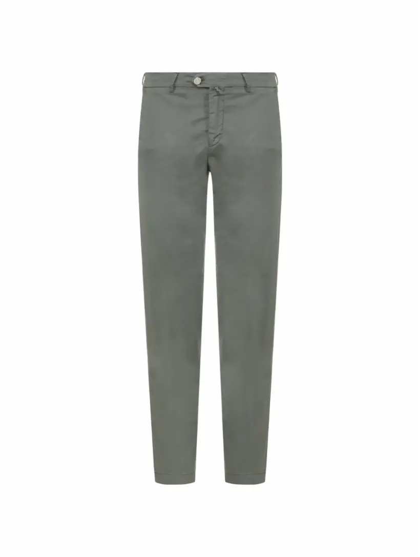 

Зауженные брюки с логотипом Kiton, серый