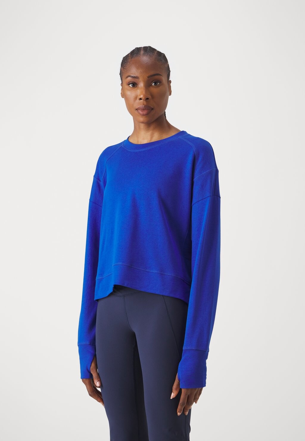 

Толстовка AFTER CLASS CROP Sweaty Betty, синий