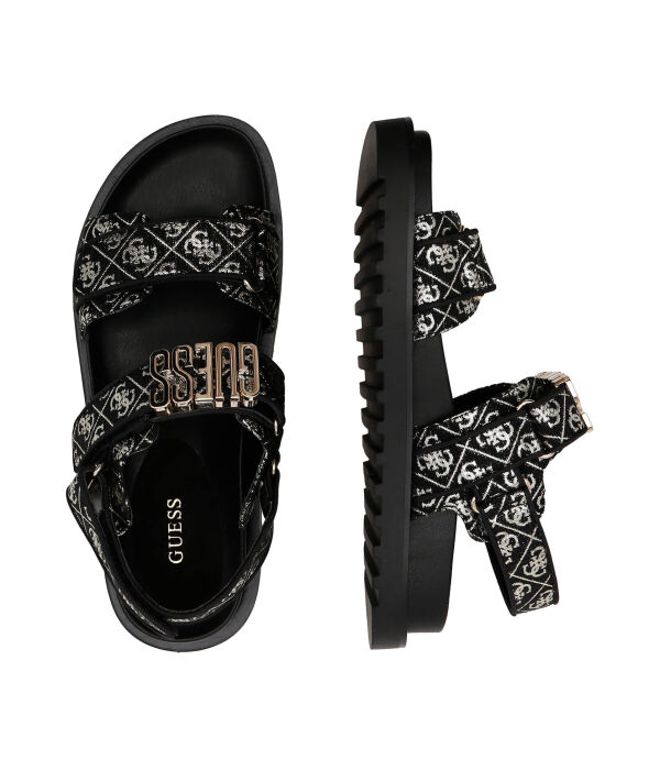 Сандалии Guess Fabelis, черный — фото 4