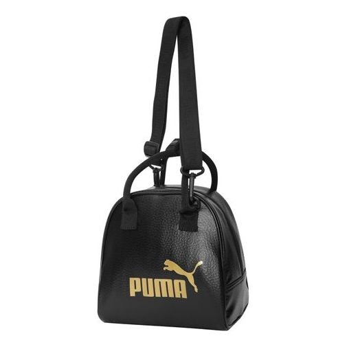 

Сумка core up bowling hand bag 'black gold' Puma, черный