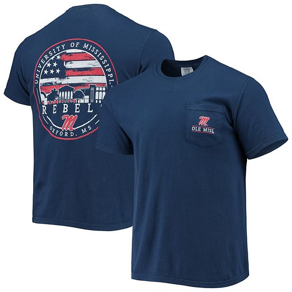 

Мужская футболка Campus Americana Ole Miss Rebels в темно-синем цвете Image One