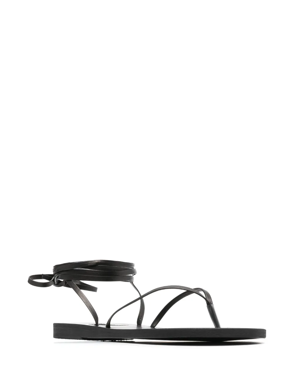 Сандалии Celia на плоской подошве Ancient Greek Sandals, черный — фото 2