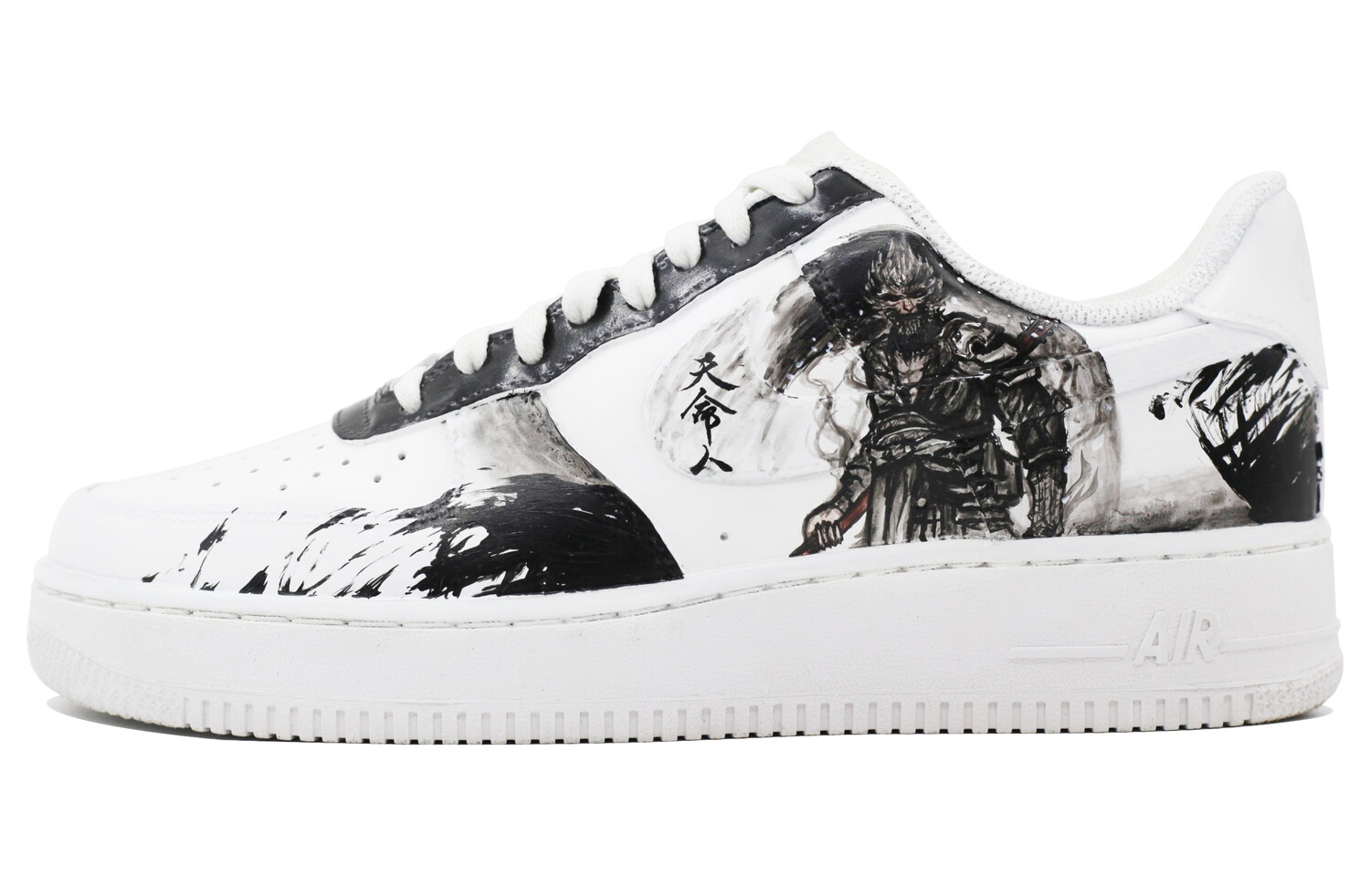 

Кроссовки Air Force 1 для скейтбординга, унисекс, низкие, черный/белый Nike