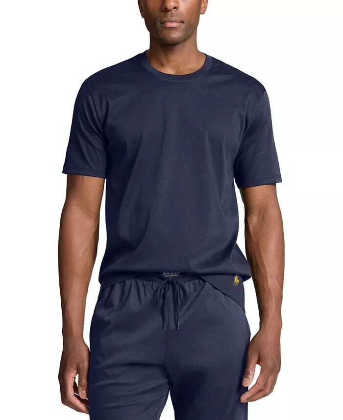

Мужская хлопковая футболка для сна Polo Ralph Lauren, синий